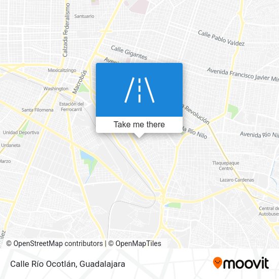 Calle Río Ocotlán map