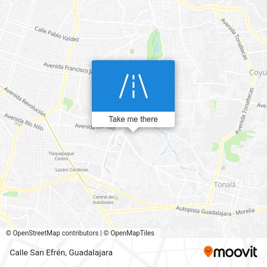 Mapa de Calle San Efrén