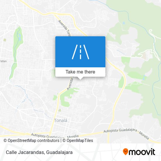 Mapa de Calle Jacarandas