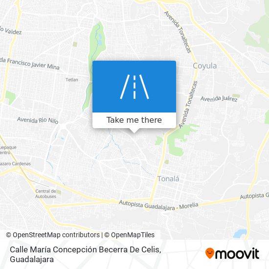 Mapa de Calle María Concepción Becerra De Celis