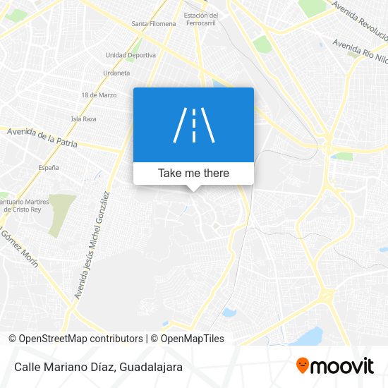 Calle Mariano Díaz map