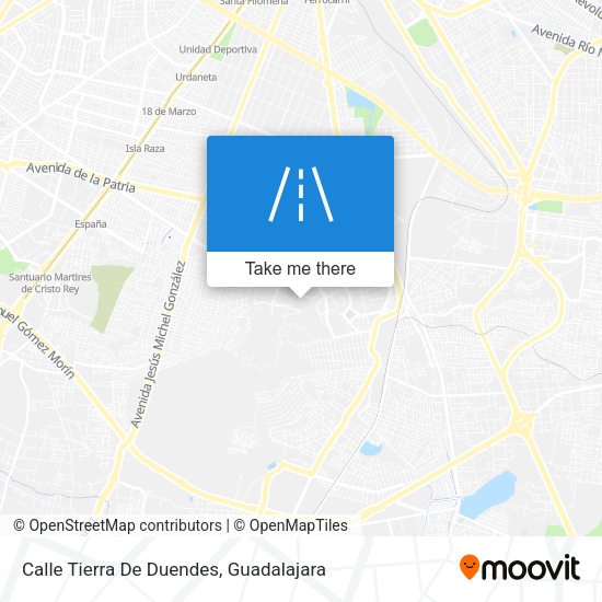 Calle Tierra De Duendes map