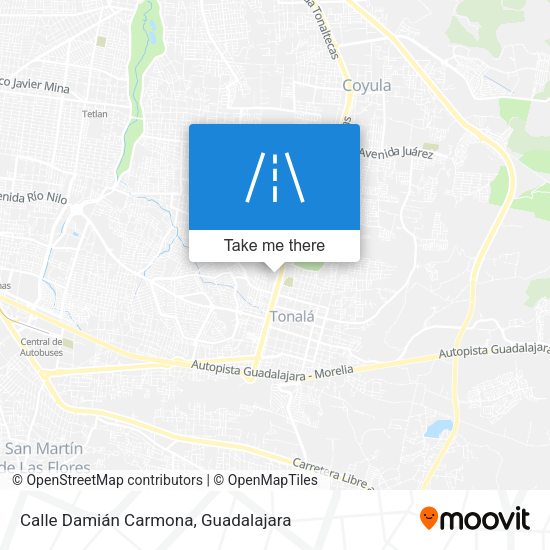 Calle Damián Carmona map