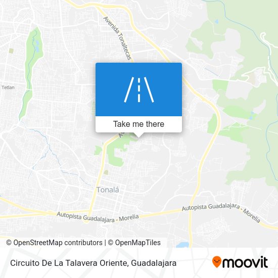 Circuito De La Talavera Oriente map