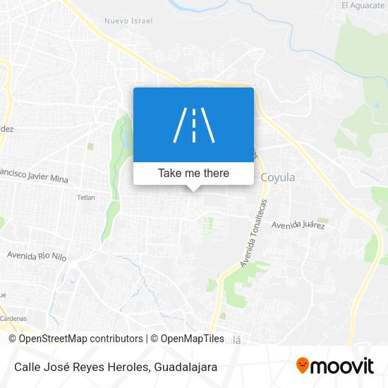 Mapa de Calle José Reyes Heroles