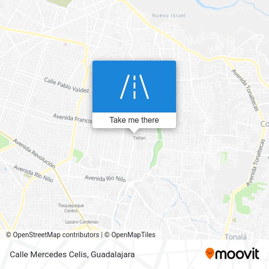 Calle Mercedes Celis map