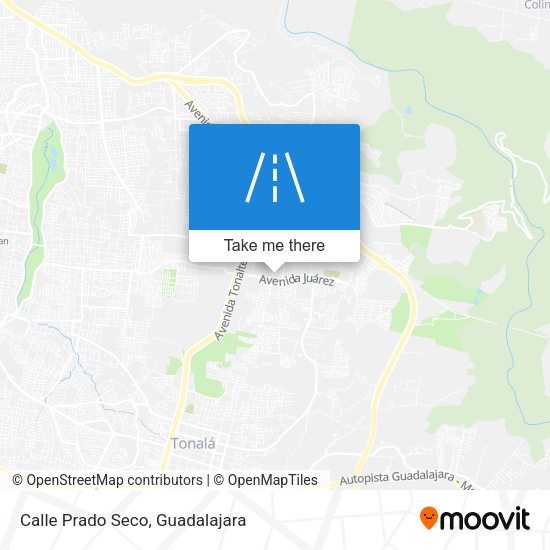 Mapa de Calle Prado Seco
