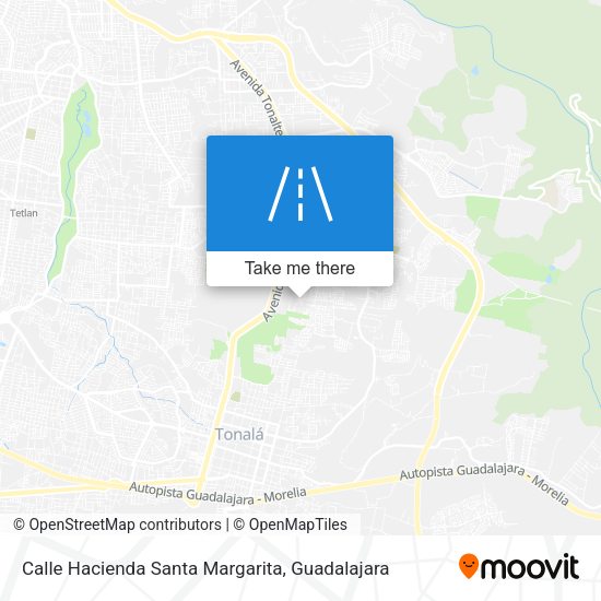 Calle Hacienda Santa Margarita map
