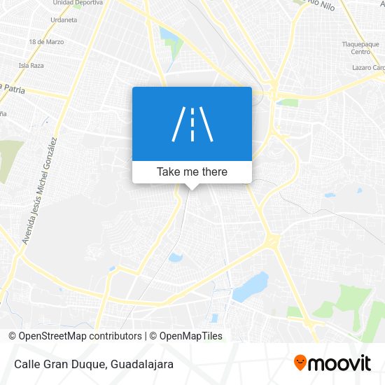 Mapa de Calle Gran Duque