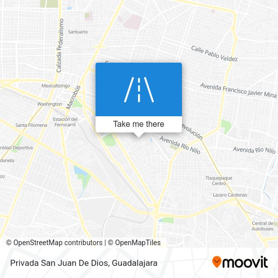 Mapa de Privada San Juan De Dios