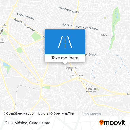 Mapa de Calle México