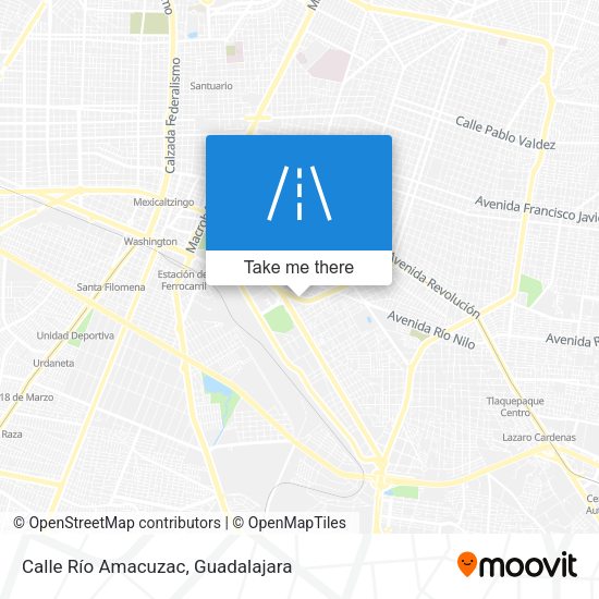 Calle Río Amacuzac map