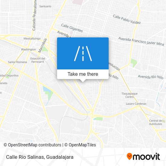 Calle Río Salinas map