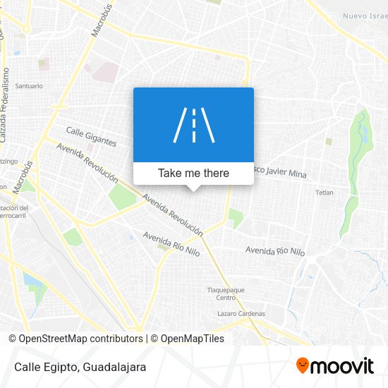 Mapa de Calle Egipto