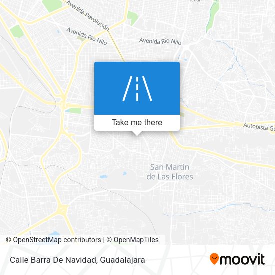 Calle Barra De Navidad map