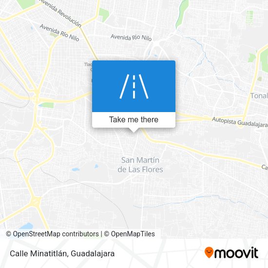 Mapa de Calle Minatitlán