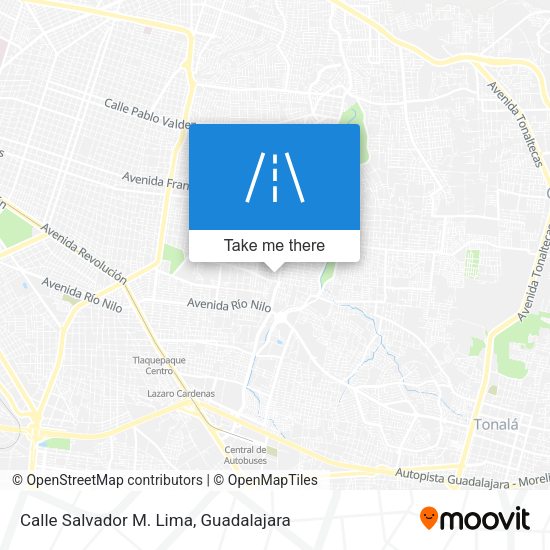 Calle Salvador M. Lima map