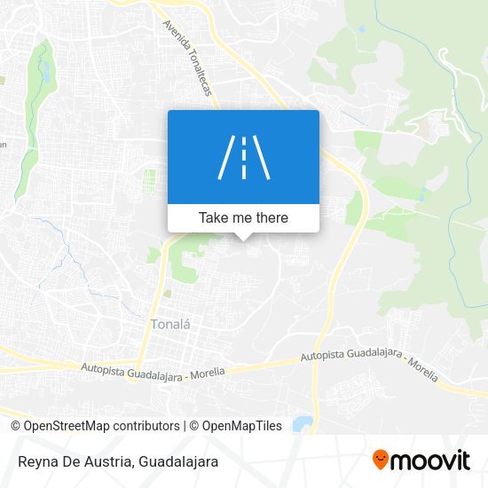 Mapa de Reyna De Austria