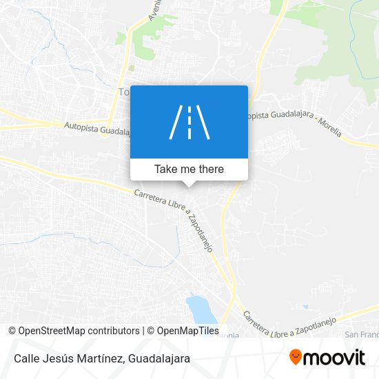 Mapa de Calle Jesús Martínez