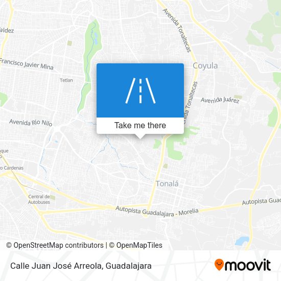 Calle Juan José Arreola map