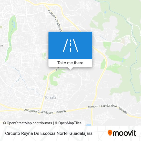 Circuito Reyna De Escocia Norte map