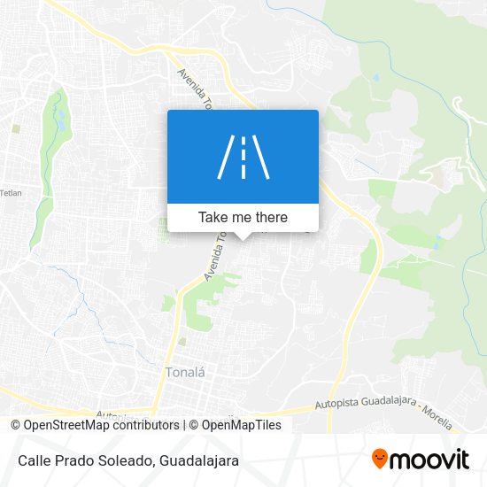 Calle Prado Soleado map