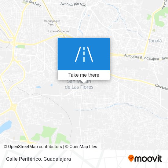 Calle Periférico map