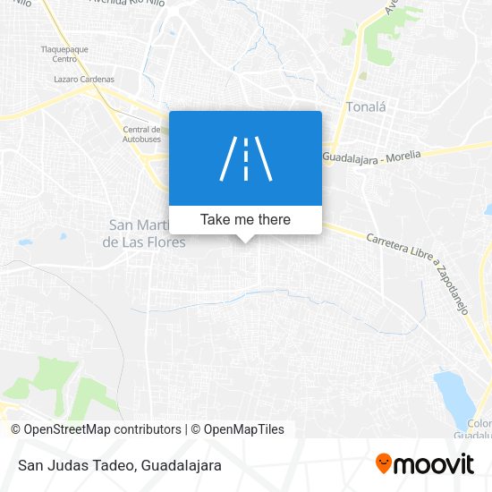 Mapa de San Judas Tadeo