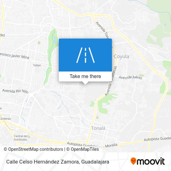 Calle Celso Hernández Zamora map