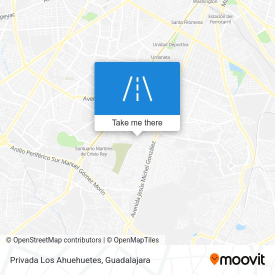 Mapa de Privada Los Ahuehuetes