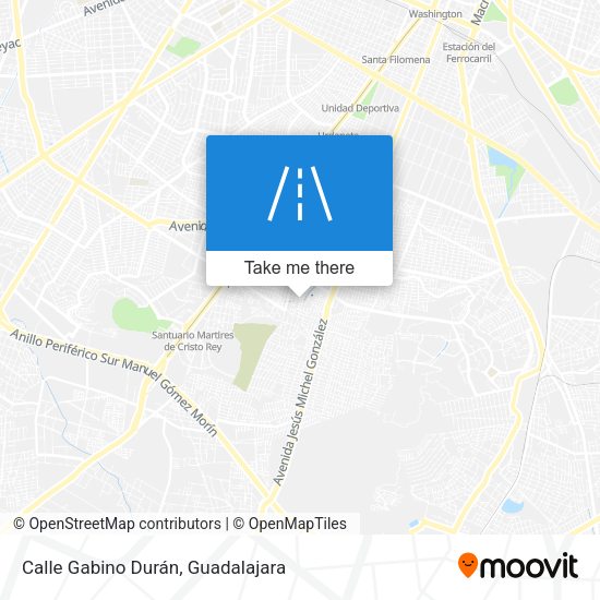 Calle Gabino Durán map