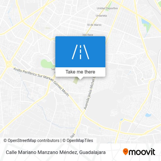 Calle Mariano Manzano Méndez map