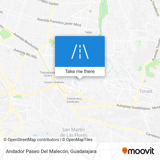 Andador Paseo Del Malecón map