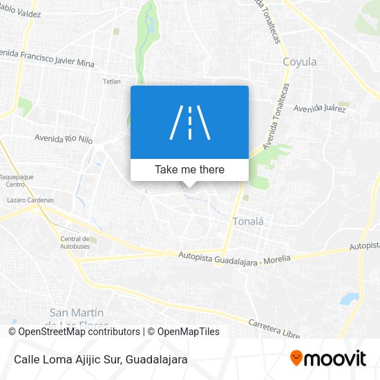 Calle Loma Ajijic Sur map