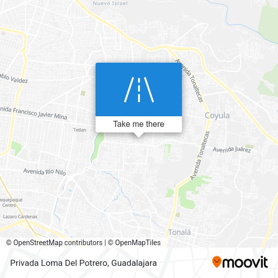 Mapa de Privada Loma Del Potrero