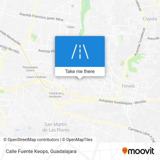 Calle Fuente Keops map