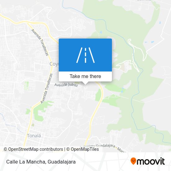 Mapa de Calle La Mancha