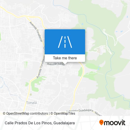 Calle Prados De Los Pinos map