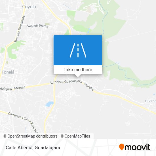 Mapa de Calle Abedul