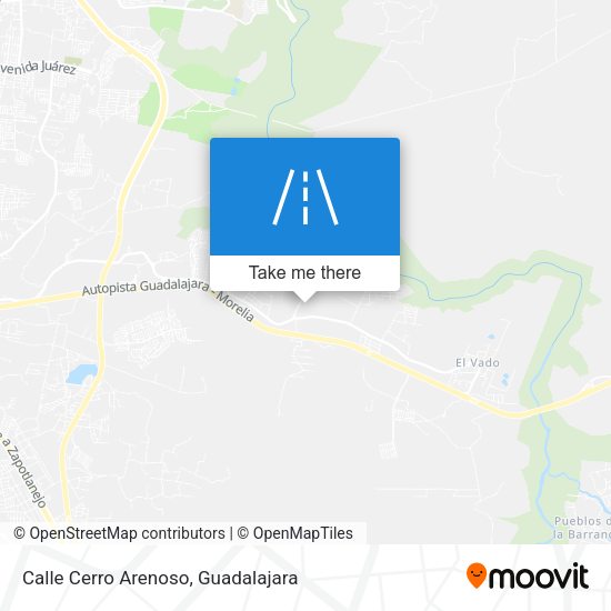 Calle Cerro Arenoso map