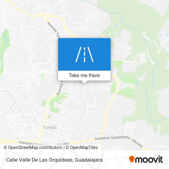 Calle Valle De Las Orquídeas map