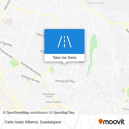 Mapa de Calle Isaac Albéniz