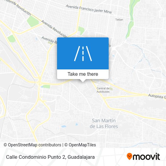Mapa de Calle Condominio Punto 2