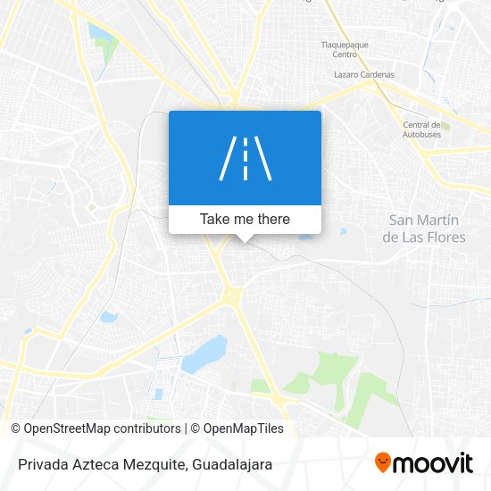 Privada Azteca Mezquite map