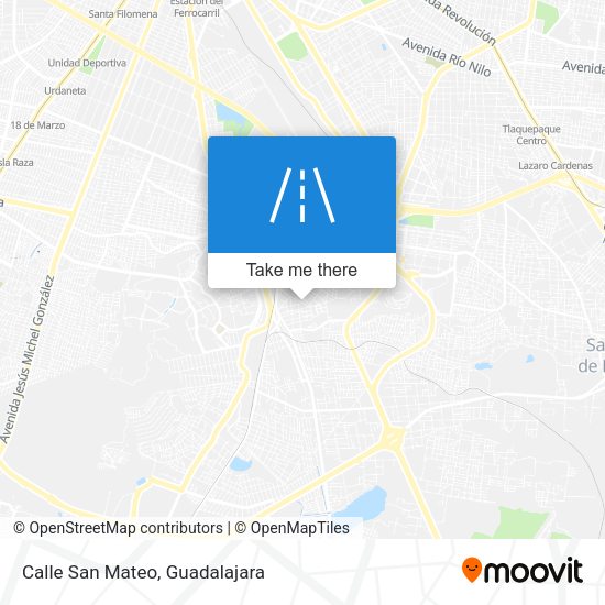 Mapa de Calle San Mateo