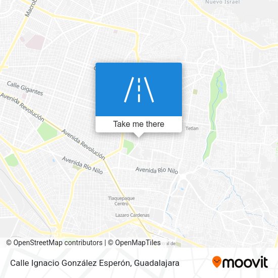 Calle Ignacio González Esperón map