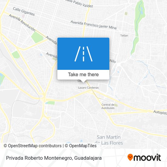 Privada Roberto Montenegro map