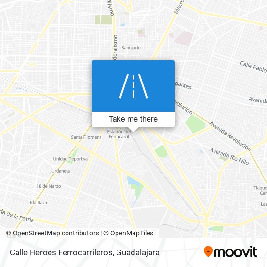 Calle Héroes Ferrocarrileros map