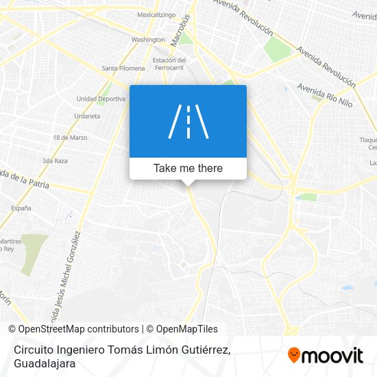 Circuito Ingeniero Tomás Limón Gutiérrez map