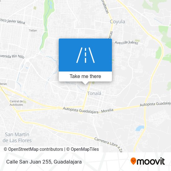 Calle San Juan 255 map